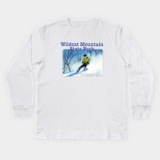 Wildcat Mountain State Park, Wisonsin Kids Long Sleeve T-Shirt